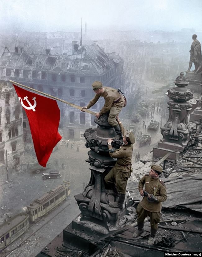 Drapeau Rouge Reichstag Couleur