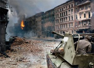 Berlin Guerre Tanks Couleur