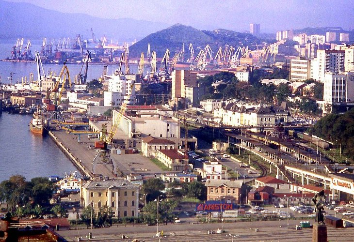 Vladivostock Port Chine Russie
