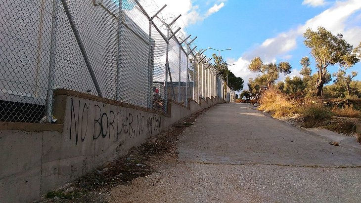 Camp Réfugiés Moria Lesbos