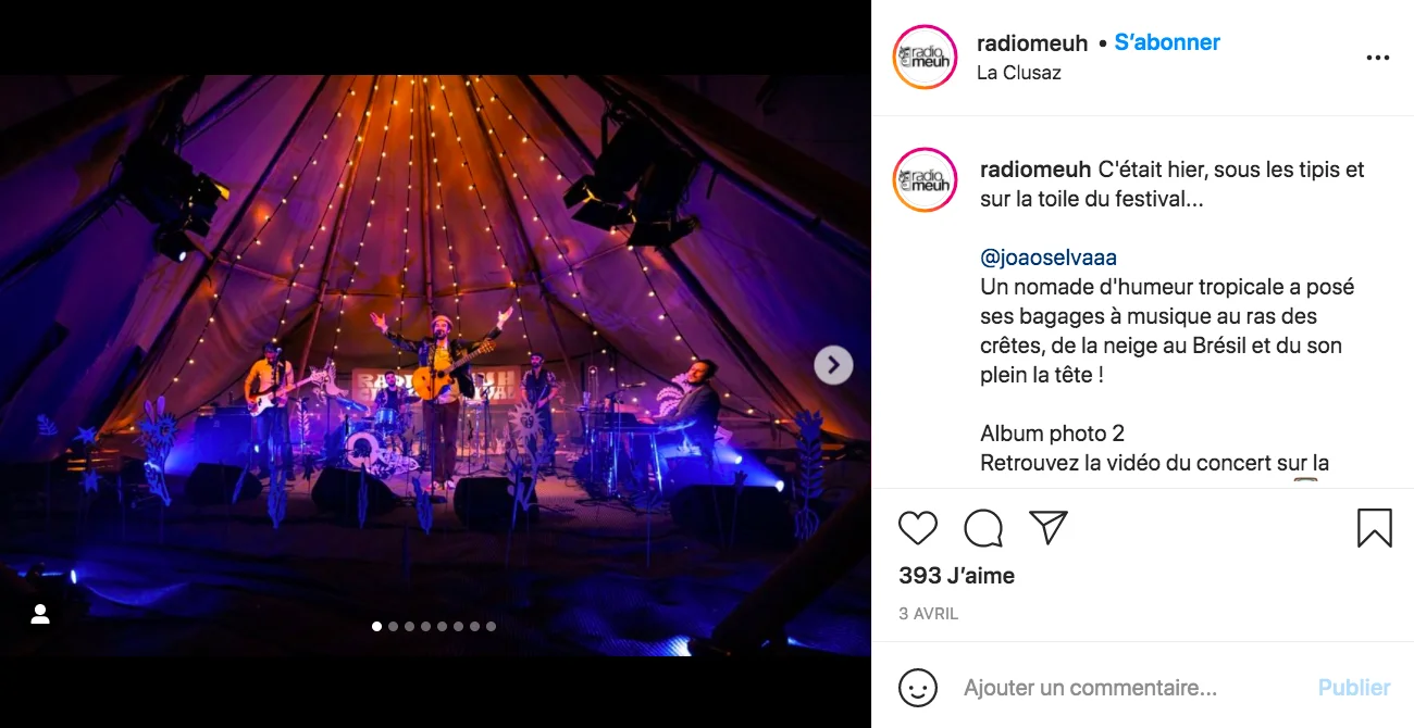 Radio Meuh Circus Instagram