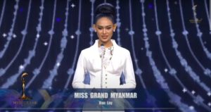 Miss Grand Birmanie Discours