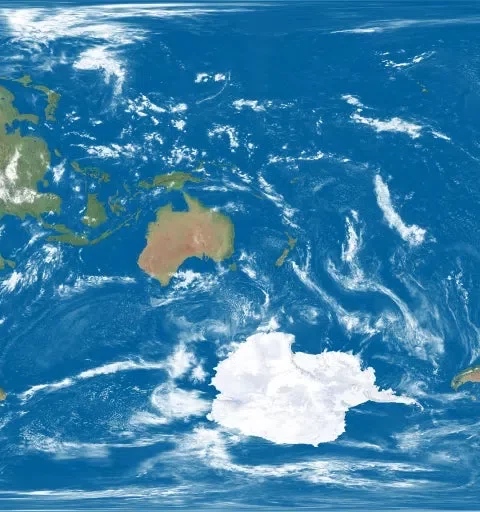 Carte Monde Nouvelle-Zélande