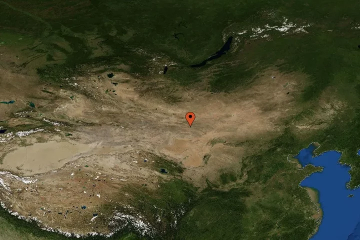 Site d'une nouvelle mine de cuivre en Mongolie