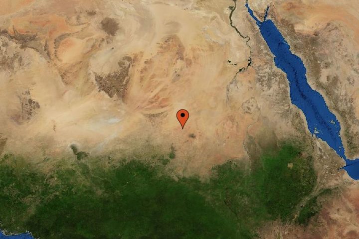 Carte du Darfour, au Soudan