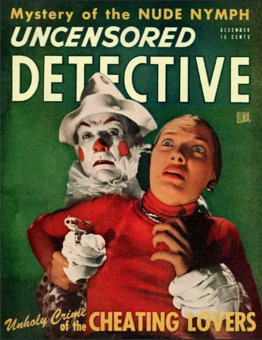 Couverture du magazine pulp Uncensored Detective