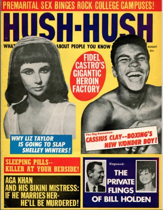 Couverture du magazine pulp Hush-Hush