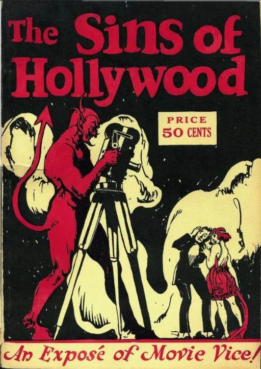 Couverture du magazine pulp Hollywood Sins